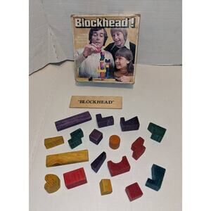Vintage Parker Bros. Blockhead! #37 Game Balancing Skill Game 1975